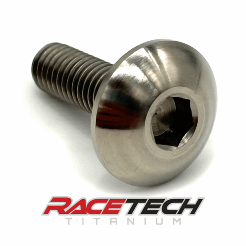RT61637-0, Titanium M6x20 Button Head Bolt (Large Head)