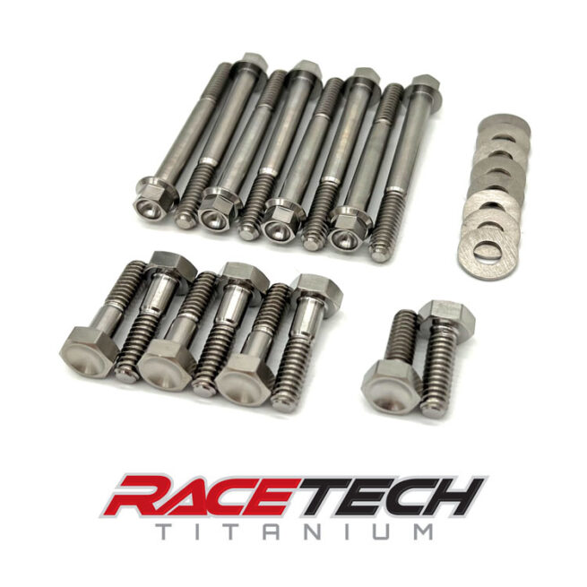 Titanium Right Bird Cage Bolt Kit - Hyper