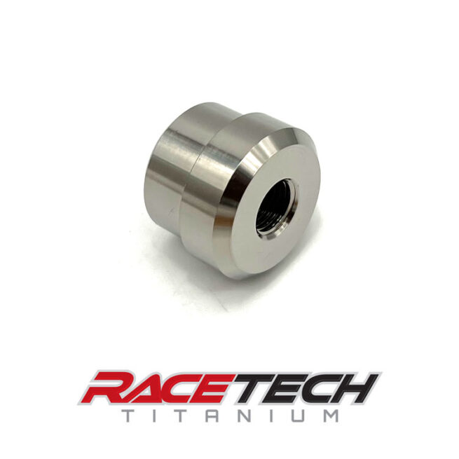 Titanium 3/8-24 Threaded tube adapter, Weld in Bung, RT10840-0 (1)
