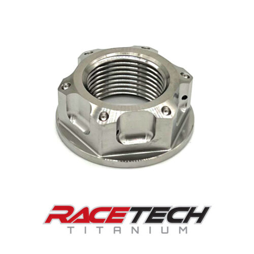Titanium M22x1.5 Hex Flange Race Spec Dilled Nut, RT41812-N0 (1)