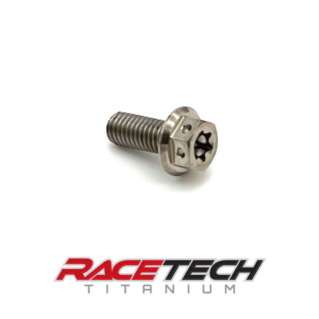 Titanium M5x12 Dual Drive Race Spec Hex Flange Bolt RT31003-0 (1)