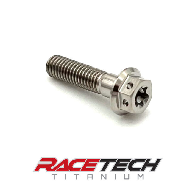 Titanium M5x20 Dual Drive Race Spec Hex Flange Bolt RT31006-0 (1)