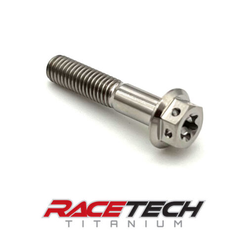 Titanium M5x25 Dual Drive Race Spec Hex Flange Bolt RT31008-0 (1)