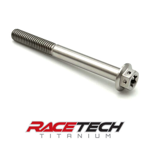 Titanium M6x60 Dual Drive Race Spec Hex Flange Torx Bolt RT31124-0 (1)