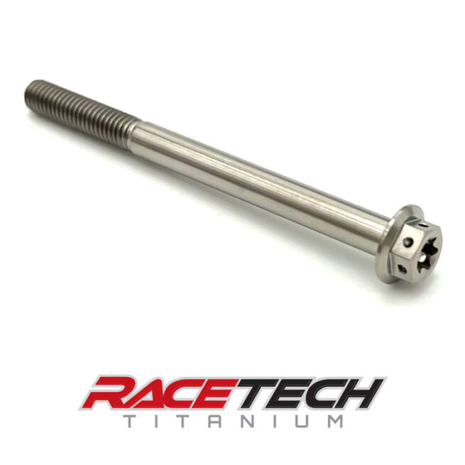 Titanium M6x75 Dual Drive Race Spec Hex Flange Torx Bolt RT31130-0 (1)