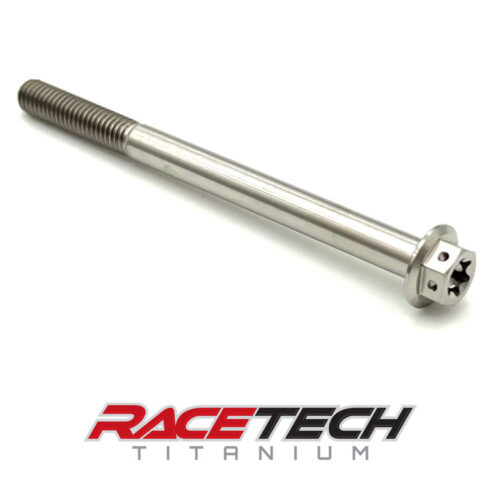 Titanium M6x80 Dual Drive Race Spec Hex Flange Torx Bolt RT31132-0 (1)