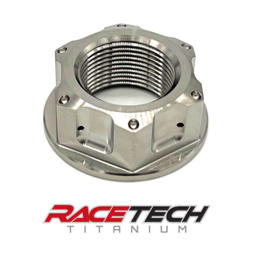 Titanium M25x1.5 Hex Flange Race Spec Nut, Rear Axle Nut, RT41832-N0