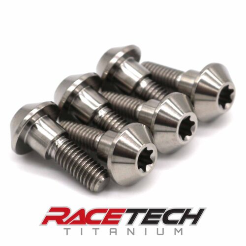 RT41176-0 Yamaha Titanium Front Rotor Bolts (6pc)