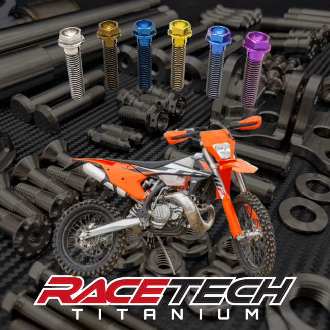Titanium Full Engine Bolt Kit (2017-2019 KTM 300 XCW / 300 EXC)