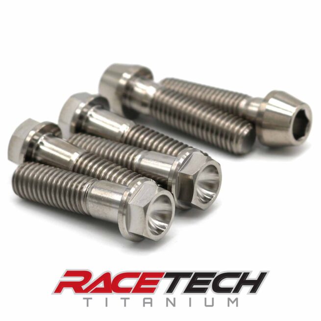 Suzuki Titanium Top & Bottom Clamp Yoke Pinch Bolts