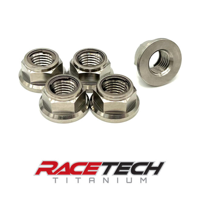 Titanium M10x1.25 Sprocket Lock Nuts for Aprilia Ducati Honda KTM Kawasaki Triumph Yamaha RT65003-N1 (5)