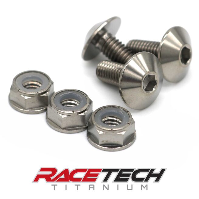 Yamaha Titanium License Plate Bolts