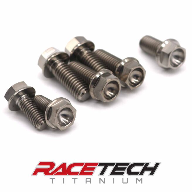 MV Agusta Titanium Chain Guard & Rear Hugger Bolt Kit Hex Head